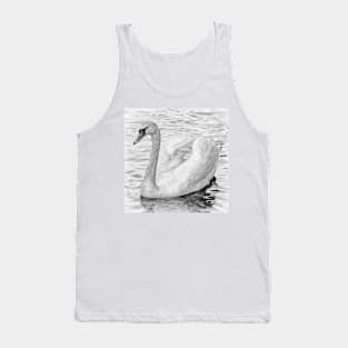 Swan on the water Tank Top